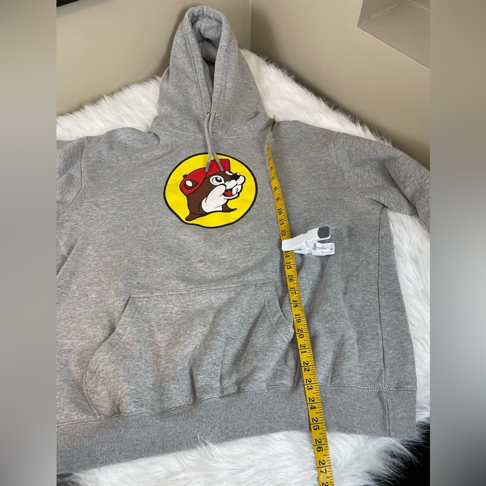 Bucees Gray Hoodie with Beaver Logo XL - Picture 7 of 10